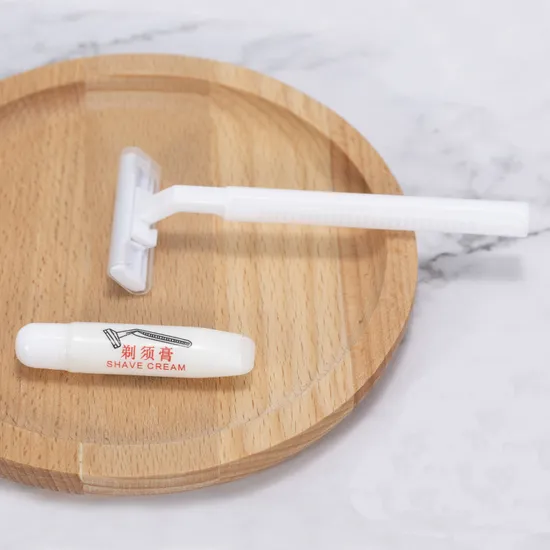 Hotel Plastic Razor with Shave Cream Men Shaving Disposable Razors 