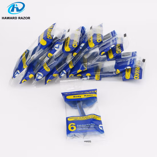 High Quality Medical Body Shaving Razor Single Blade Disposable Medical Razor with Comb