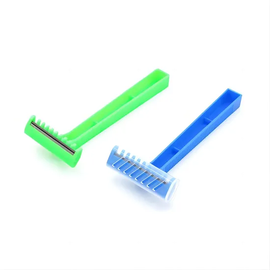 Medical Razor with Comb Stainless Steel Razor Blade Twin Blade Mens Disposable Razor 