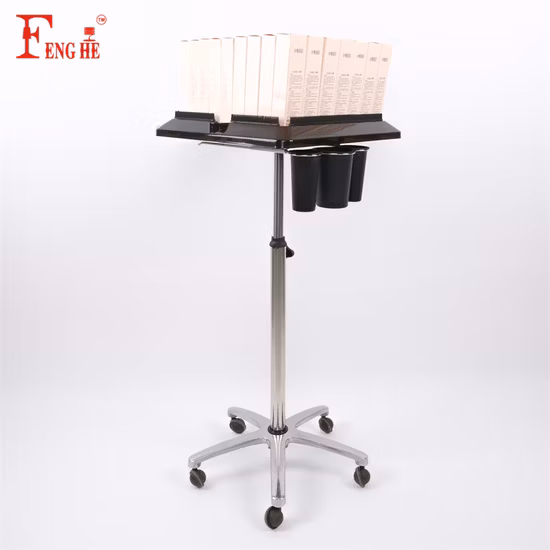 Movable Hair Extension Tool Tray Hair Extension Tool Cart for Salon Mall Store Barber Hair Extension Tool