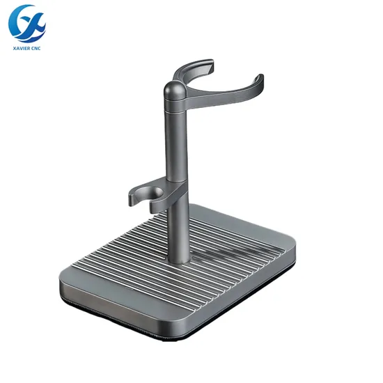 Professional Customized Factory CNC Machining Billet Aluminum Razor Stand Brush Stand 