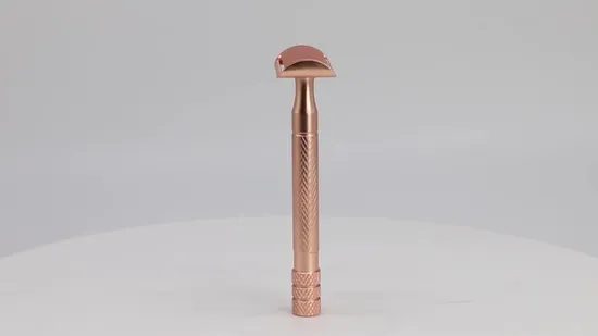 D663 Zinc Alloy Safety Razor Head Chrome Double Edge Lady Shaving Safety Razor Blades 