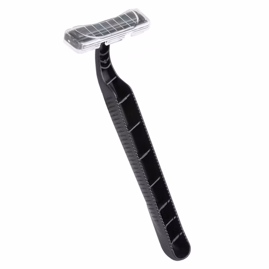 D211 Factory Price Plastic Razor Twin Blade Feature One Time Use Shaving Razor