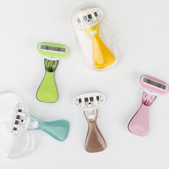 Women Razor Five Curve Blade, Fashionable Lady Shaving Razor in Customized Package 